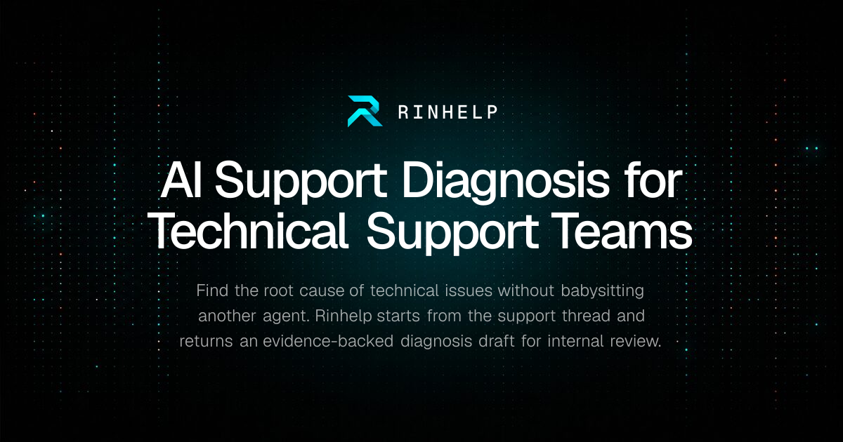 Show HN: I built an AI agent to diagnose technical issues